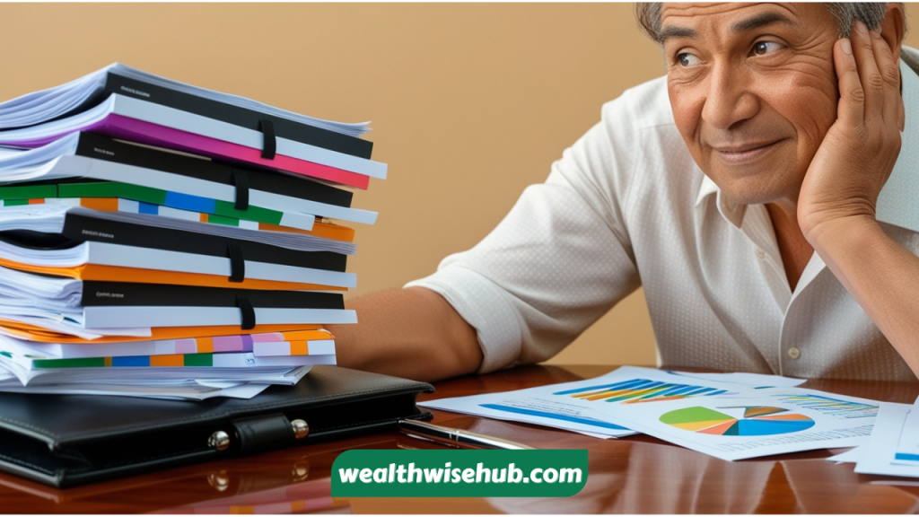 A close-up of a person reading financial documents, symbolizing decision-making in selecting the right investment account.